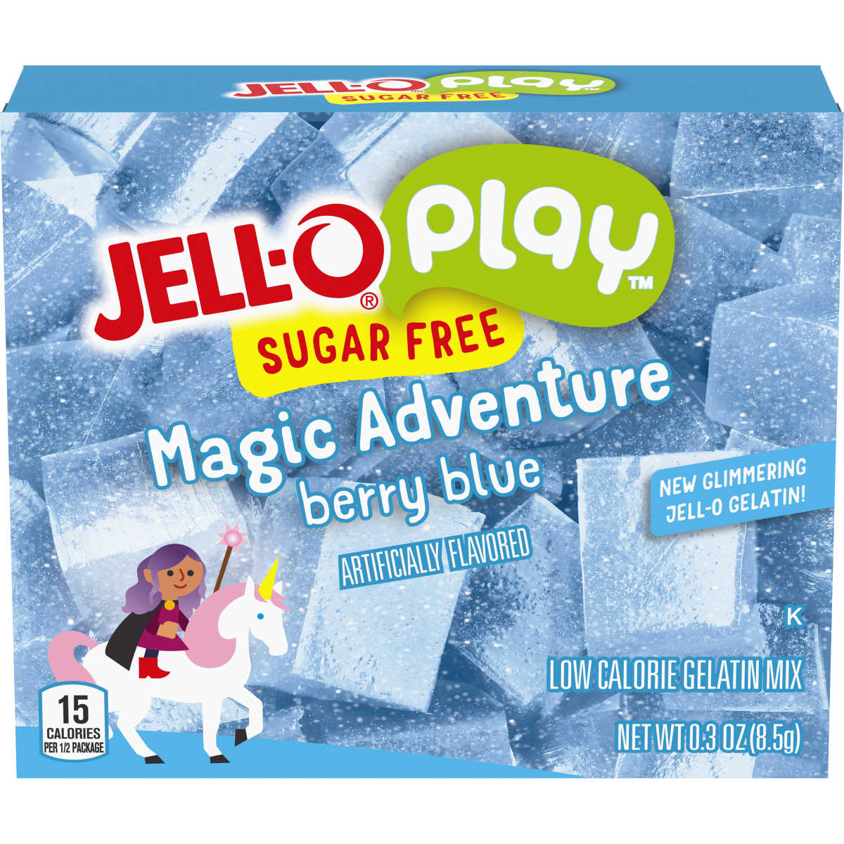 Play Sugar Free Magic Adventure Berry Blue Gelatin Mix
