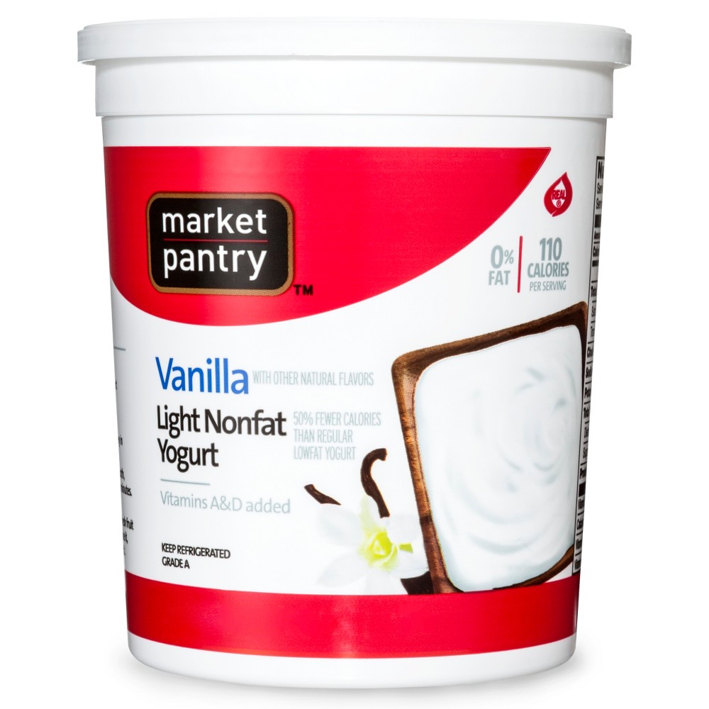Market Pantry Yogurt Nonfat Light Vanilla