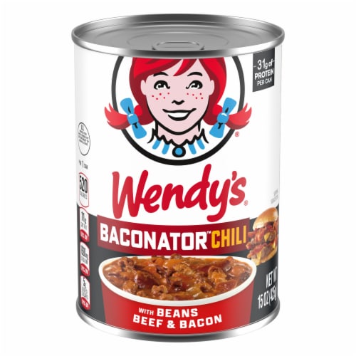 WENDYS Bacon Bean Beef Chilli