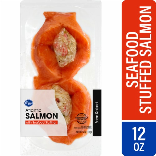 Kroger® Farm Raised Seafood Stuffed Atlantic Salmon Portions