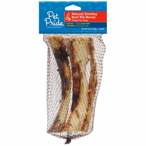 Pet Pride® Natural Smokey Beef Rib Bone Dog Treats