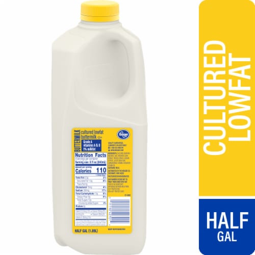 Kroger® Cultured 1% Lowfat Buttermilk Half Gallon