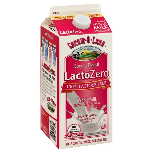 Cream-O-Land LactoZero Whl Milk 64 oz