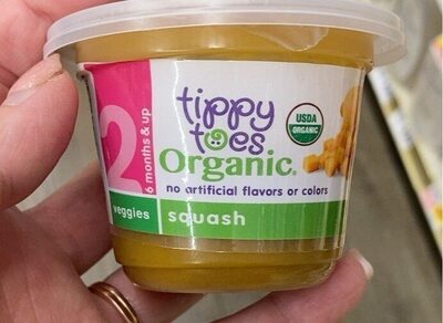 Tippy Toes Organic Squash Plastic cup 4oz