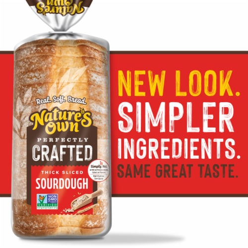 Nature's Own Perfectly Crafted NON GMO Sourdough Bread