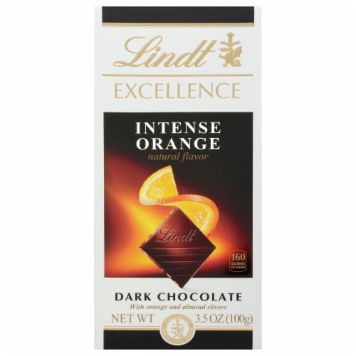 Lindt EXCELLENCE Intense Orange Dark Chocolate Bar, 3.5 oz.