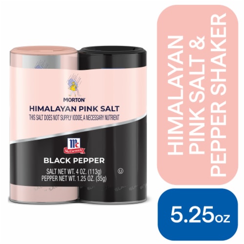 Morton® Himalayan Pink Salt and McCormick® Black Pepper Variety Shaker Pack