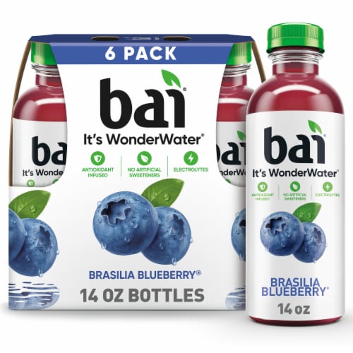 Bai Brasilia Blueberry Water Beverage Bottles