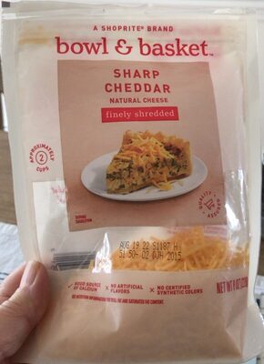Bowl & Basket Finely Shredded Sharp Cheddar