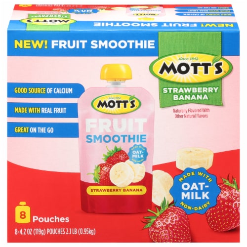 Mott's® Strawberry Banana Fruit Smoothie Pouches