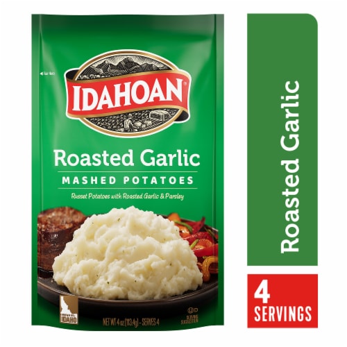 Idahoan Roasted Garlic Mashed Potatoes, 4 oz