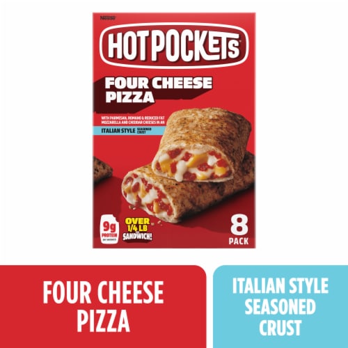 Hot Pockets Four Cheese Pizza Frozen Meal
