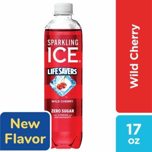 Sparkling Ice® Life Savers™ Zero Sugar Wild Cherry Sparkling Water Bottle