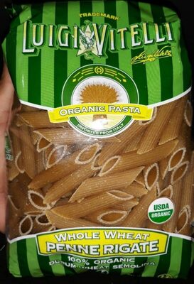 Luigi Vitelli Organic Whole Wheat Penne Rigate 16o