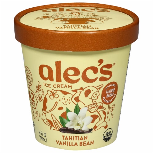 Alec's® Tahitian Vanilla Bean Organic Ice Cream