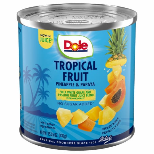Dole Pineapple & Papaya Tropical Fruit 15.25 oz