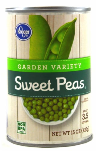 Kroger Sweet Peas - 15oz can