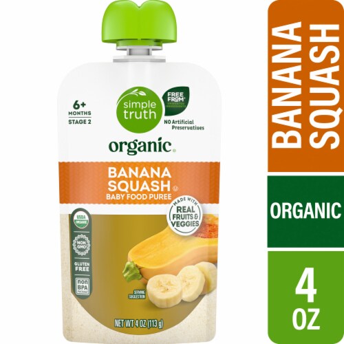 Simple Truth Organic® Banana Squash Stage 2 Baby Food Puree