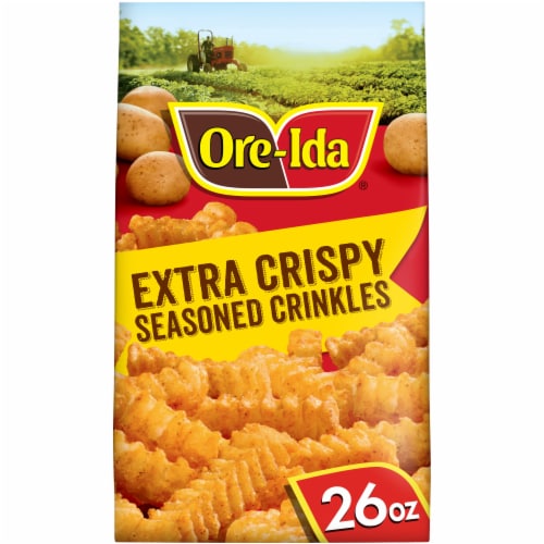 Ore-Ida Seasoned Extra Crispy Crinkles Crinkle-Cut Frozen French Fries