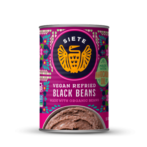 Siete Vegan Refried Black Beans
