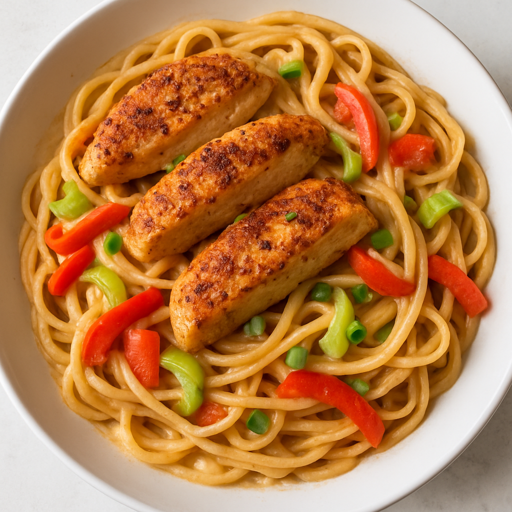 Pasta de Pollo Cajun Cremoso