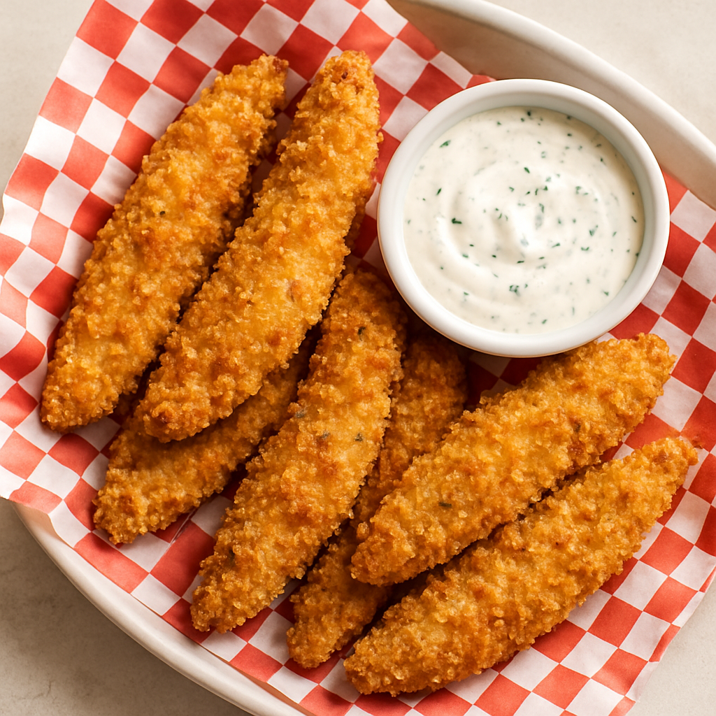 Parmesan Ranch Chicken Fingers