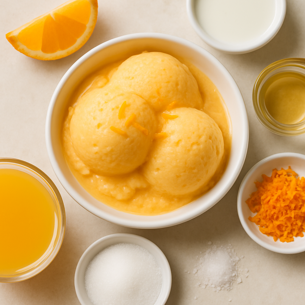 Orange Buttermilk Sherbet