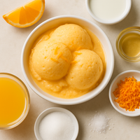 Orange Buttermilk Sherbet