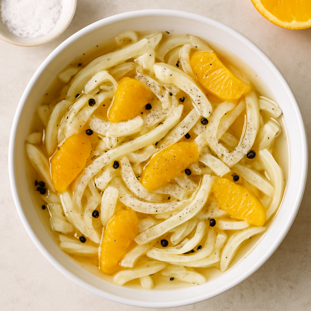 Quick Pickled Fennel with Orange