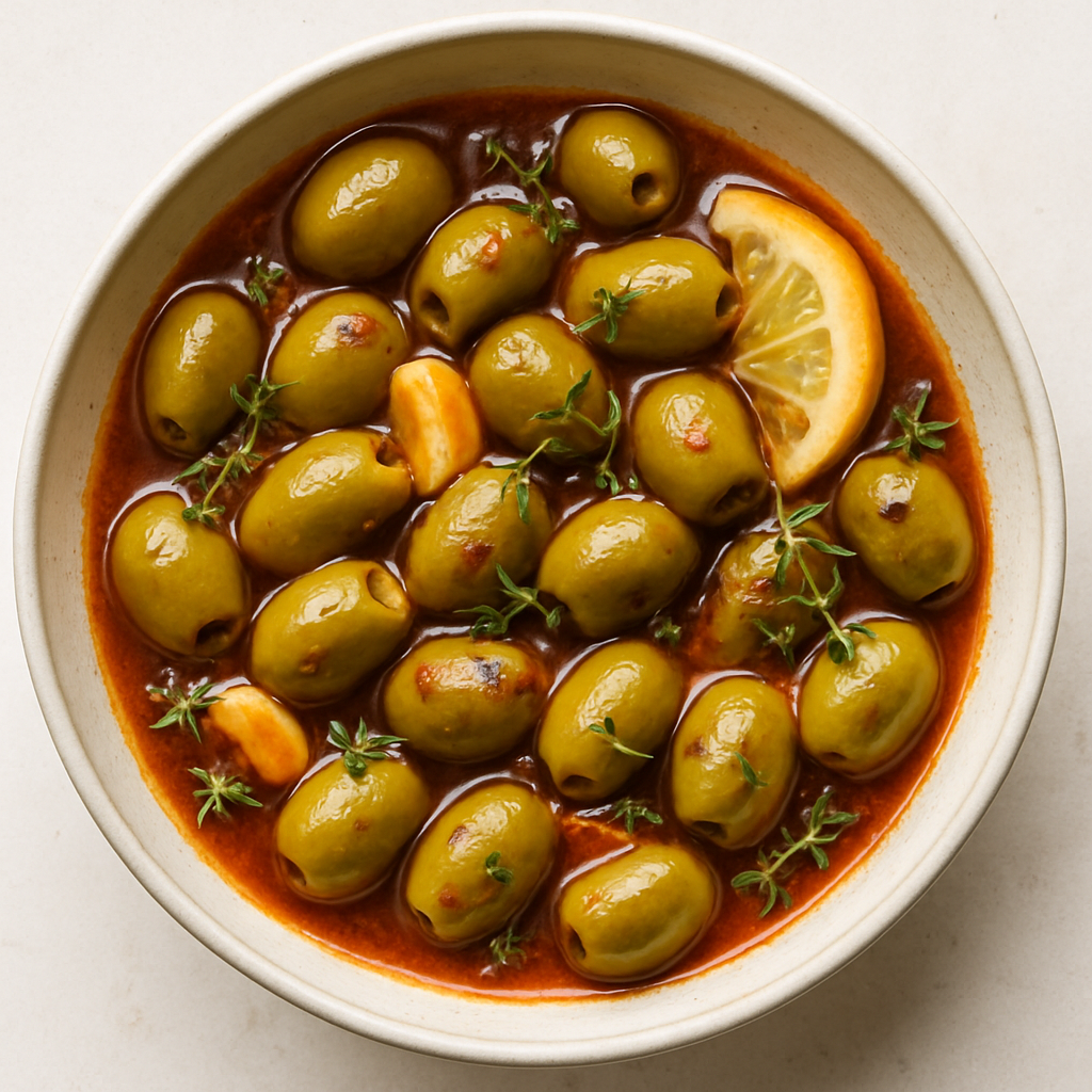 Moroccan Spiced Olives