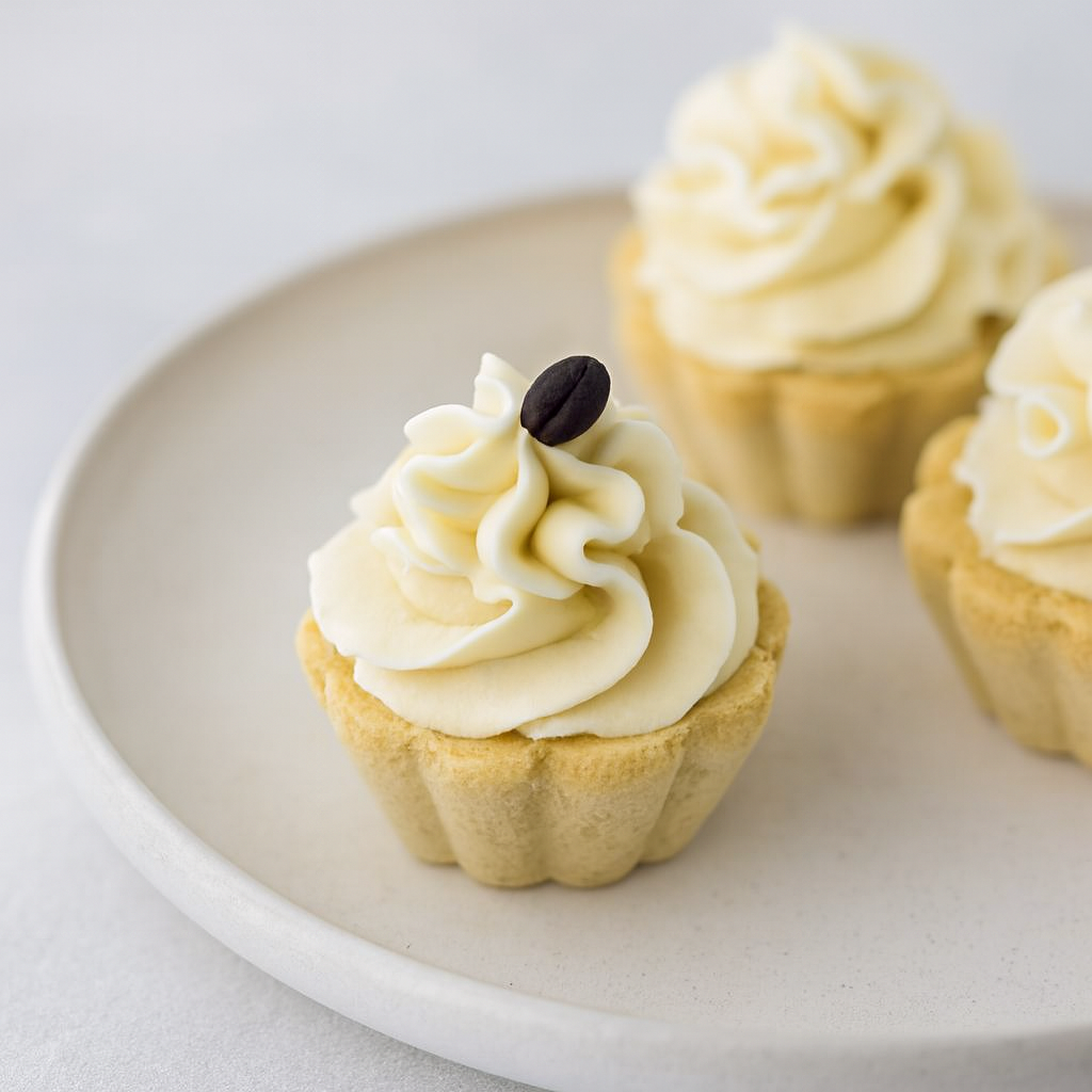Tartas de Queso Macchiato de Caramelo con Huevo Rápido - Bajos en Carbohidratos
