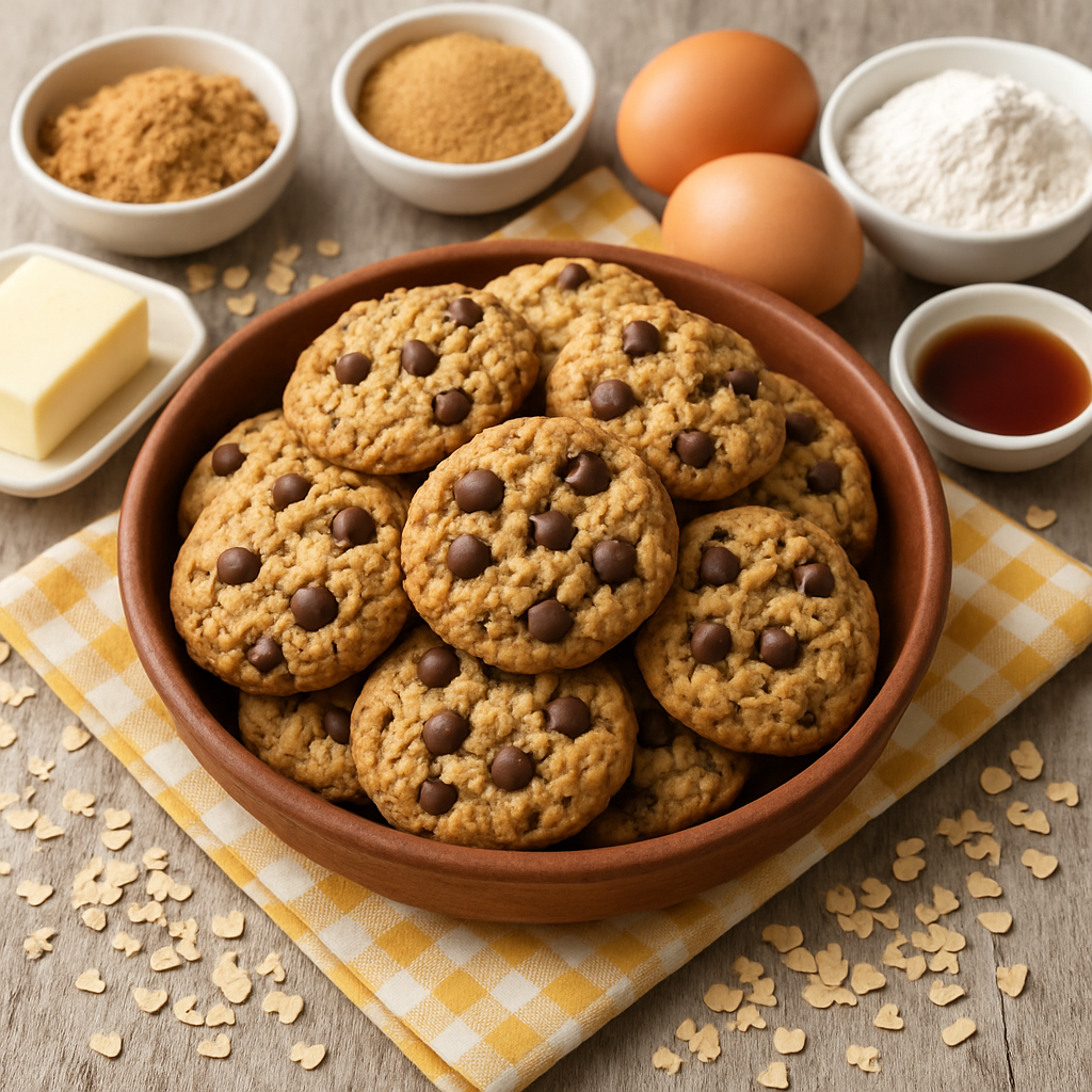Galletas Perfectas de Avena con Chips de Chocolate