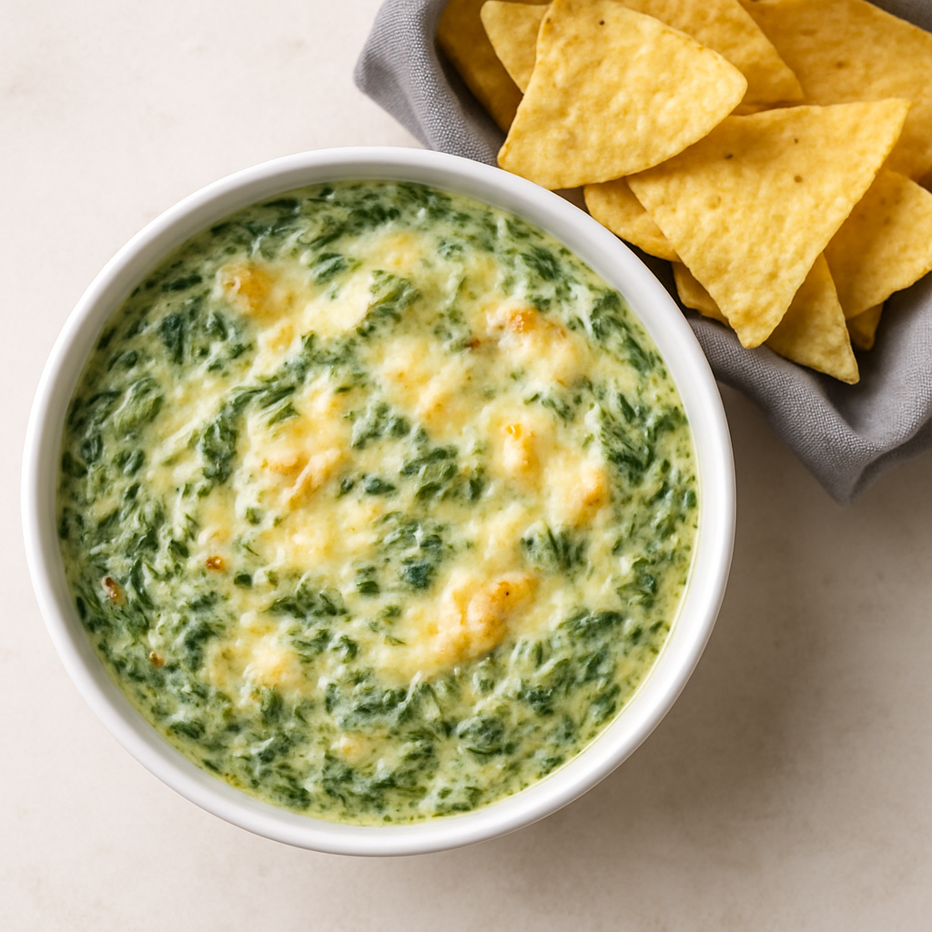 Hot Creamed Spinach Dip