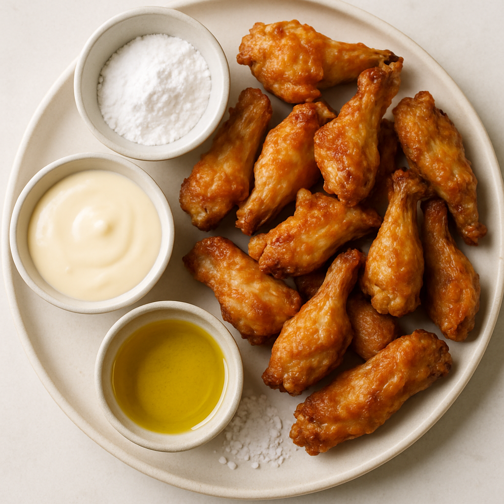 Crispy Baked Chicken Wing Dippers