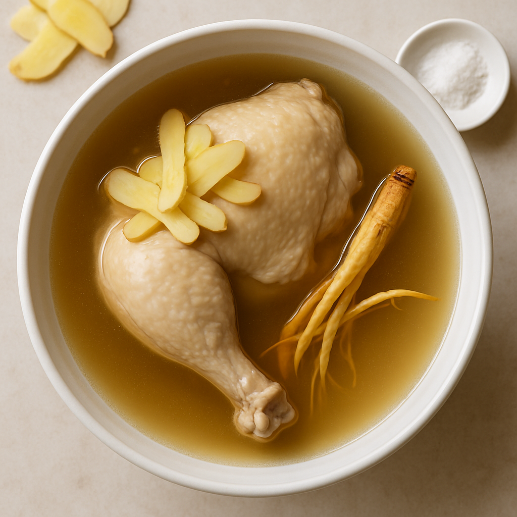 Steamed Chicken Broth