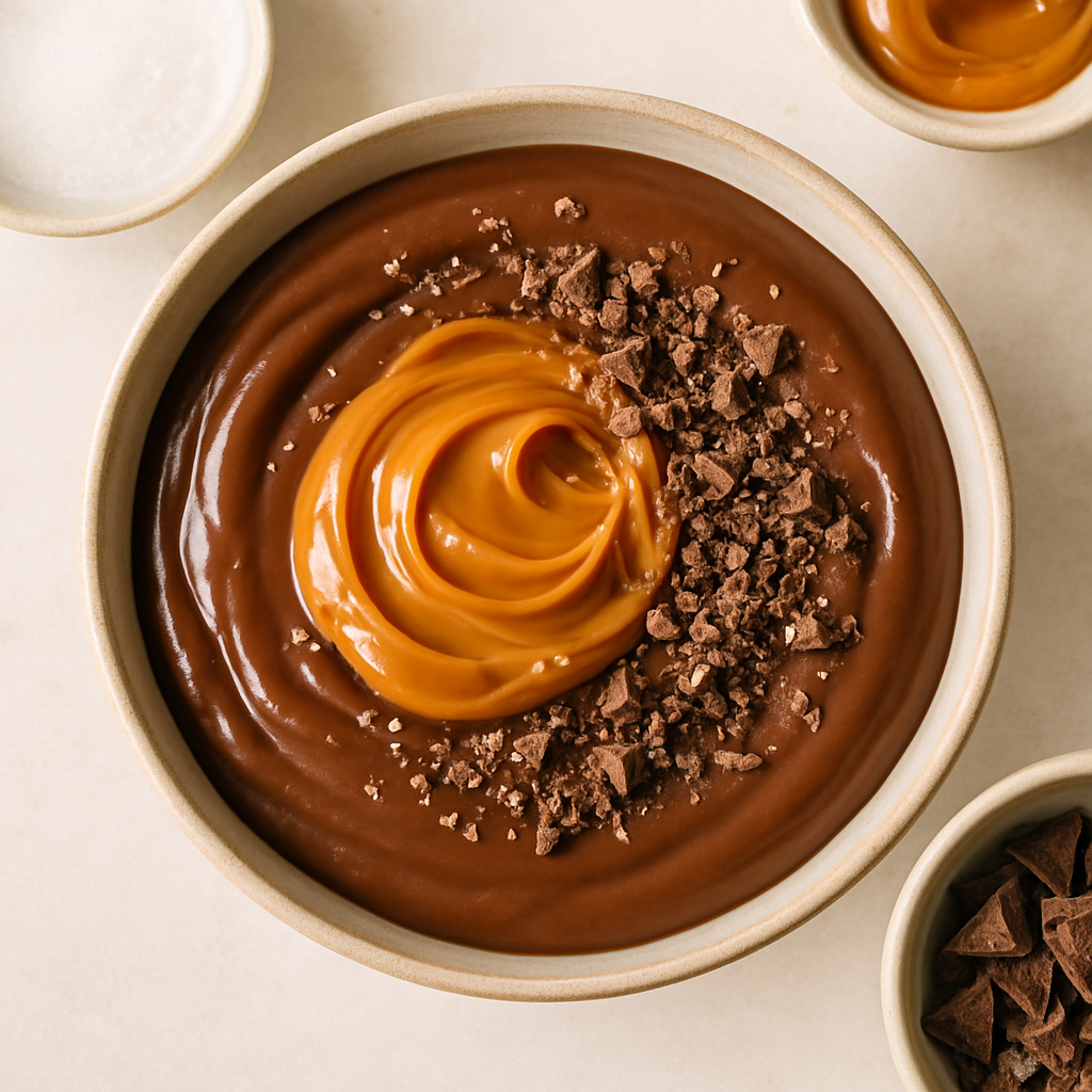 Pudin de Dulce de Leche y Chocolate