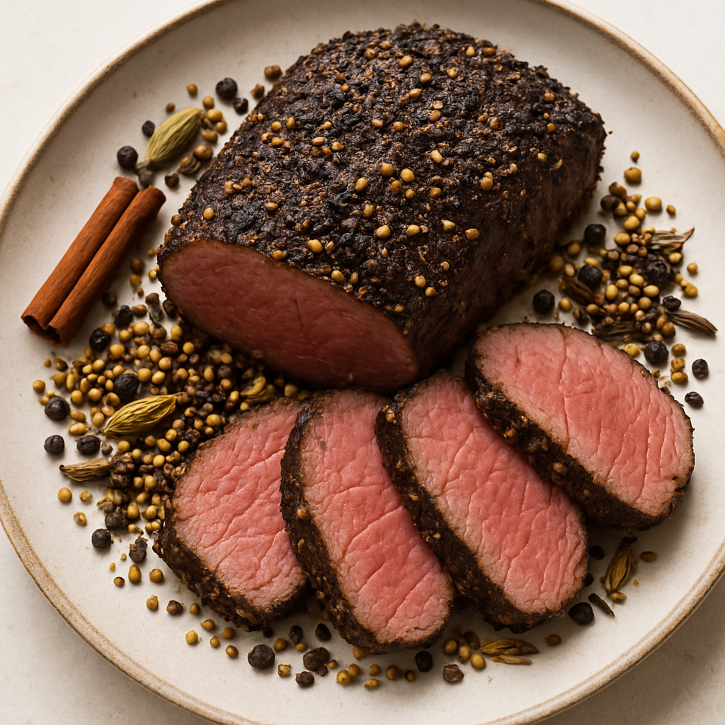 Filete de Res con Especias y Pimienta Negra