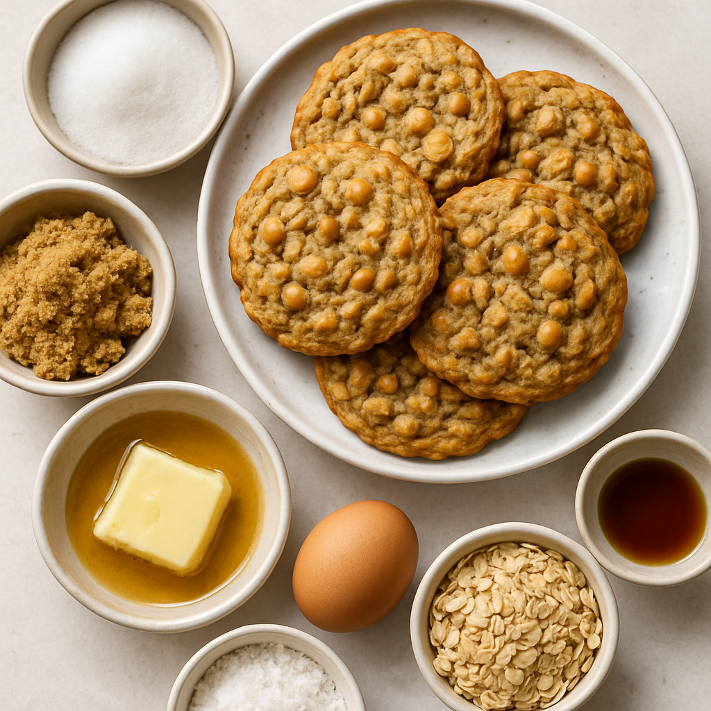Brown Butter Cinnamon Oatmeal Scotchies