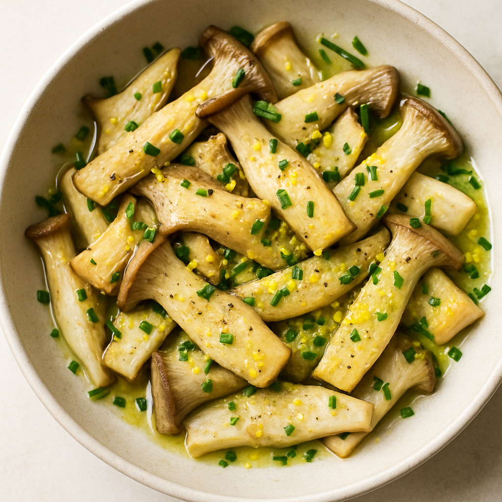 King Oyster Mushroom Salad