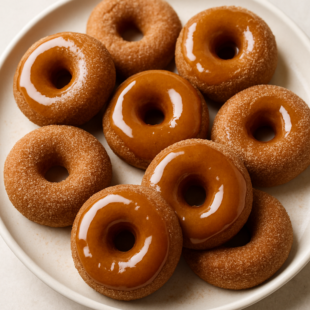 Mini Donas de Jengibre Horneadas