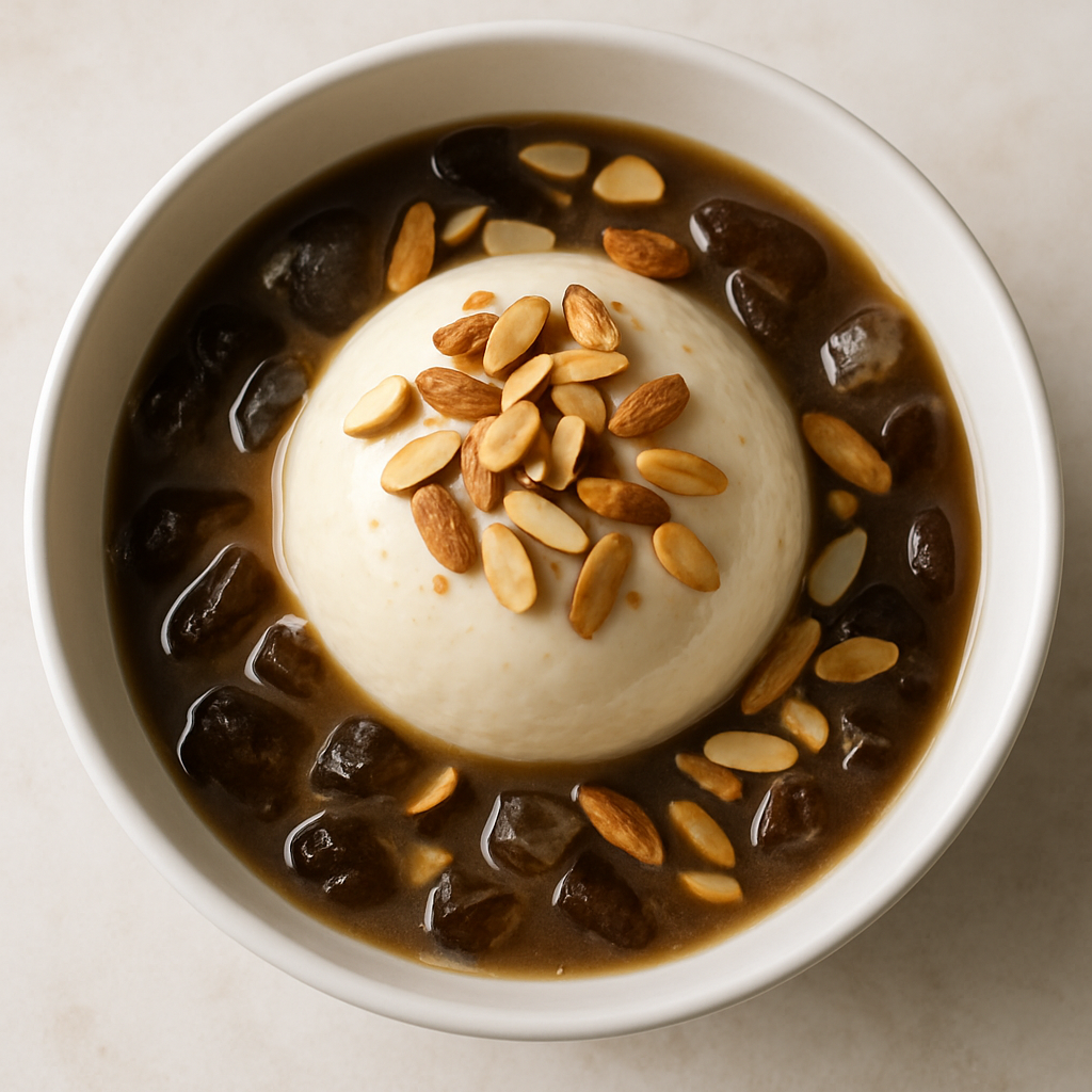 Iced Coffee and Almond Sherbet