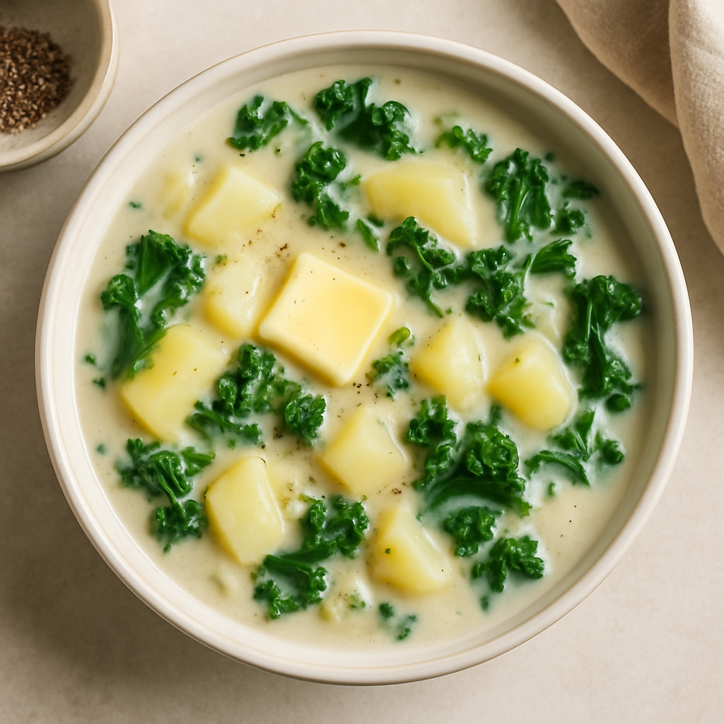 Creamy Potato Kale Soup