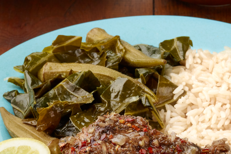 Quimbombó y Verduras