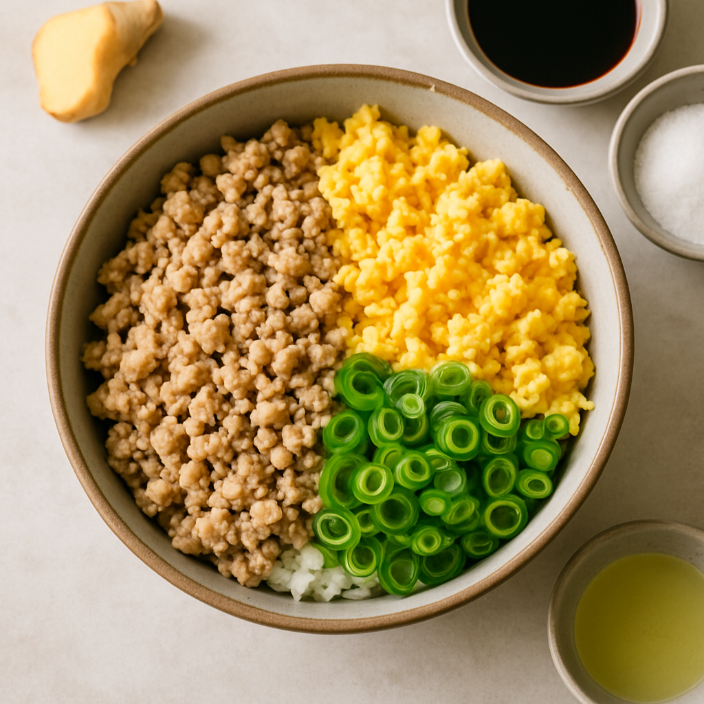 Soboro Don (Chicken Rice Bowl)