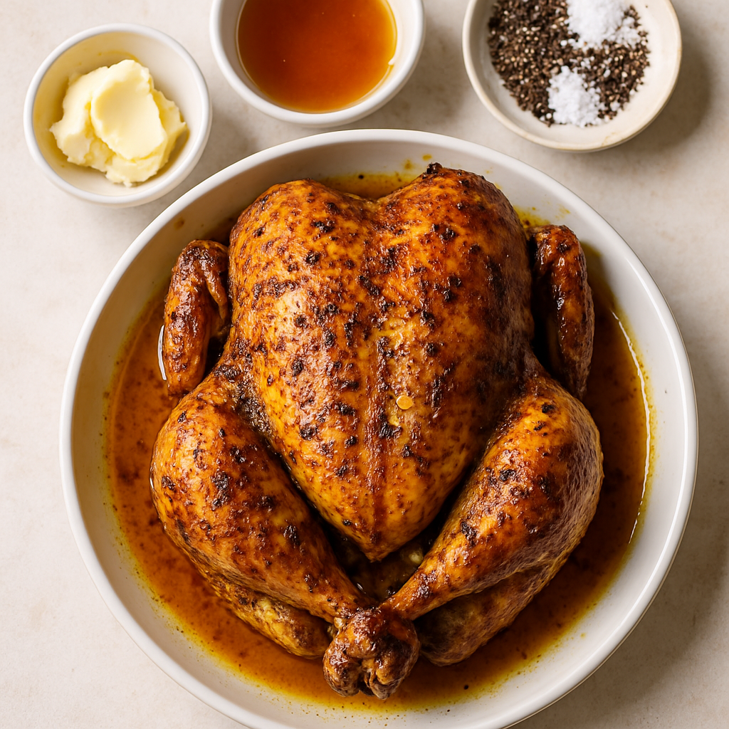 Pollo Asado al Estilo Marroquí