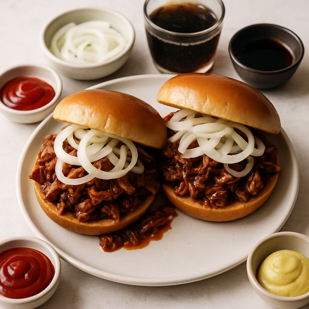 Sándwiches de Carne a la Barbacoa
