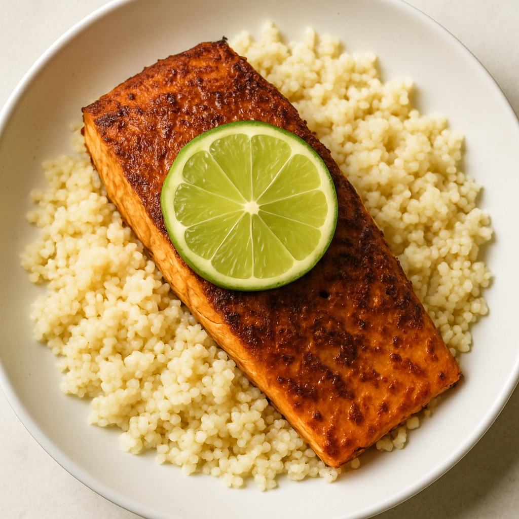 Salmón con Especias y Limón