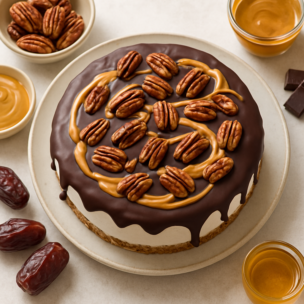 Vegan Peanut Buster Bar Ice Cream Cake