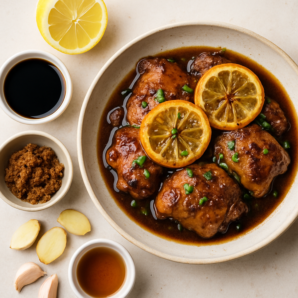 Pollo al Limón y Cinco Especias