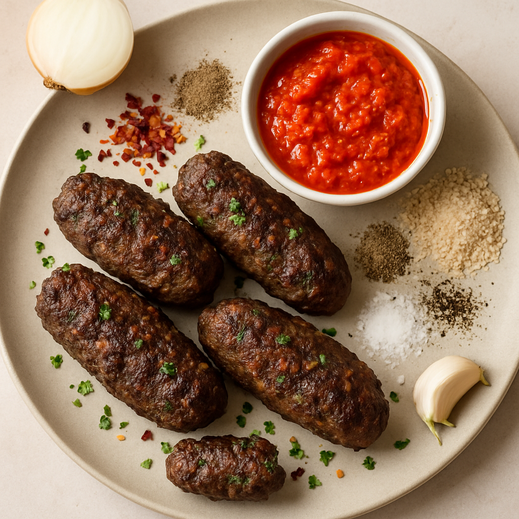Lamb Kofte with Harissa
